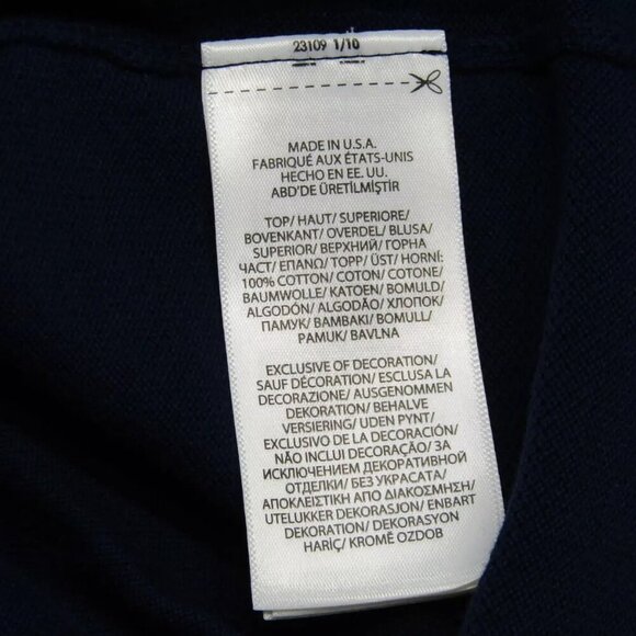 NEW POLO RALPH LAUREN Womens Polo Shirt Navy  Size XXL Team USA Flagbearer - Picture 9 of 12